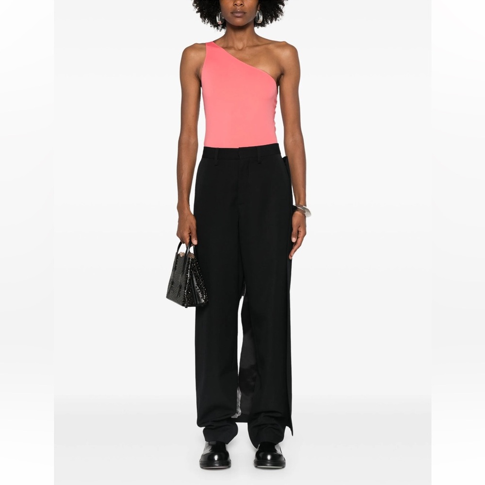 Alexander McQueen Asymmetrical Bodysuit IT40 US4 UK8 S $414
